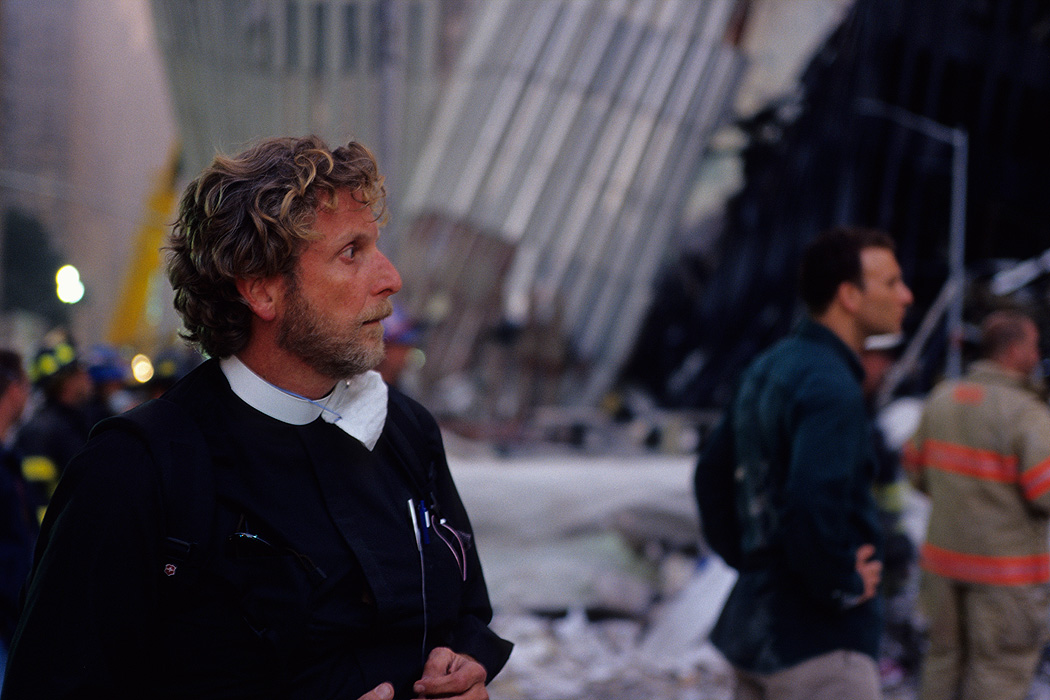 A priest at Ground Zero